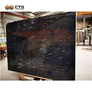 Wholesale Dark Space Grey Marble For Interior Floor Decor