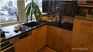 Taurus Black Quartz Kitchen Countertops