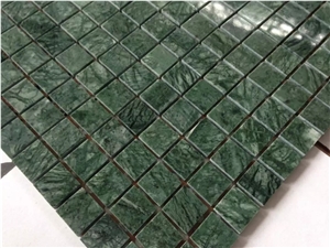 Square Polishing Indian Green Marble Mosaic