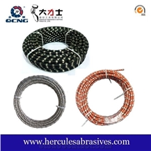 Diamond Wire With Plastic For Block Cutting Profiling