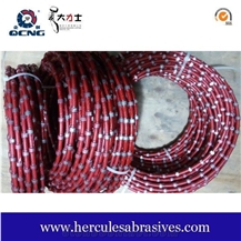 Plastic Diamond Wire Rope For Stone Cutting Profiling