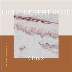 Light Desert Rose Onyx Stones