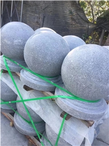 Granite Parking Stone Ball Roadblock Ball Parking Obstacle
