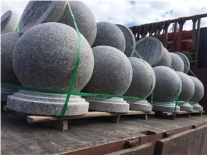 Granite Parking Stone Ball Roadblock Ball Parking Obstacle