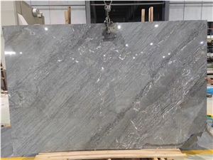 China Phantom Grey Galanz Fire Marble Slab