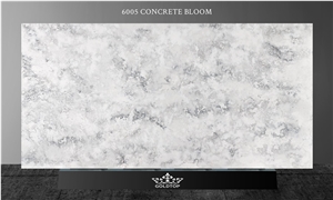 Artificial Grey Conrete Quartz Slab