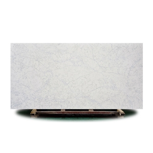 Clear Pattern Engineered Quartz Slab For Decoration