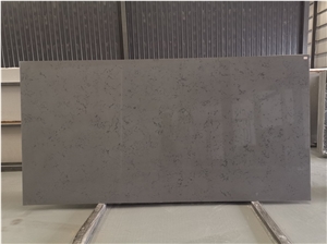 Grey Marble Quartz Polished Surface Slab