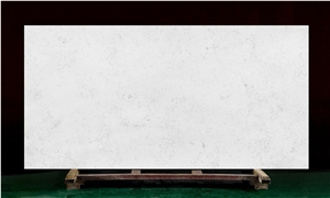 White Marble With Little Vein Slab Quartz