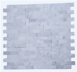 White Marble Splitface Mosaic