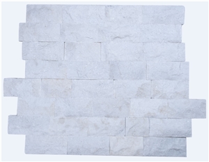 White Marble Splitface Wall Cladding
