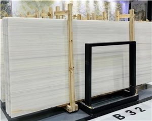Customized Cut Marmara White Marble Slabs, Wall Tile