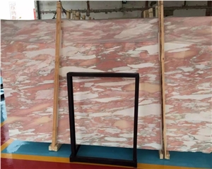 Natural Pink Norwegian Rose Marble Slabs Tiles Floor Wall