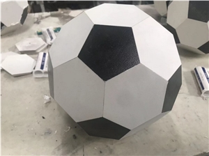 Sintered Stone Football And Waterjet Ball