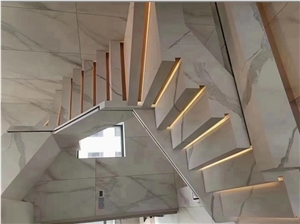 Sintered Stone Staircase Steps