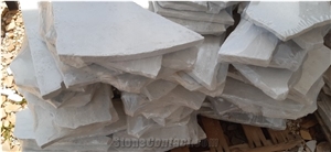 White Quartzite Flagstone Slabs PACKAGED IN PACKAGES OF 0.25M² OR 0.50M²