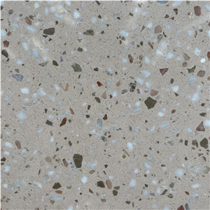 Factory Price Pink Terrazzo Stone Cement Floor Tile For Home