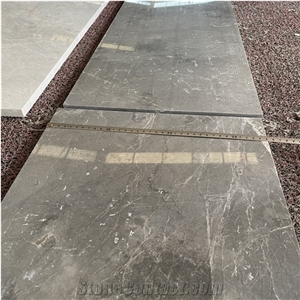 Beautiful Pattern Grey Marble Tiles For Hotel Flooring