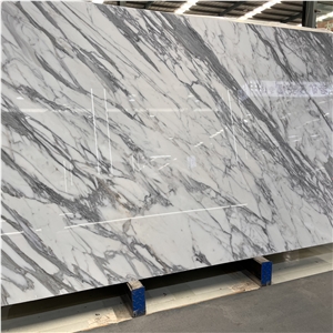 Best Selling White Calacatta Marble Slab For Bathroom Wall