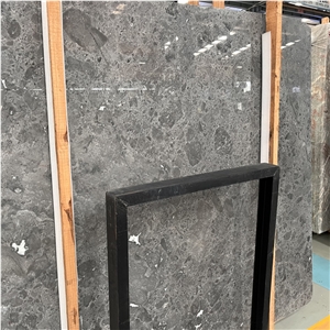 Factory Directly Good Price Blue Star Grey Marble Slab Wall