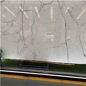 High End Luxury Calacatta White Marble Slab For Wall Design