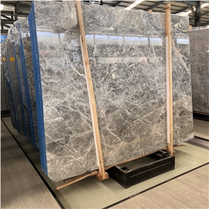 Turkey Polished Hermes Grey Marble Slabs For Wall And Floor