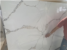 Calacatta Carrara Engineered Quartz Stone Slabs&Tiles