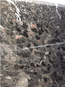 Black Breccia Marble/ Polished Marble Slab