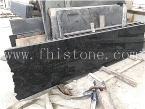 Indian Steel Grey Granite Floor Tiles Polished Indian Gray
