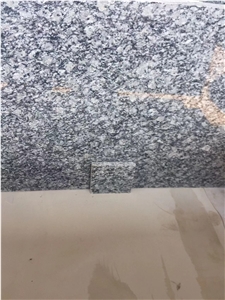 G4418 Spray White Grey Granite Polished Wall Cladding Floor