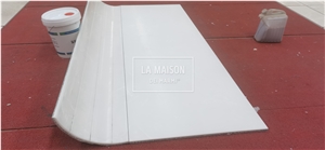 White Marble Composite Laminated Honeycomb Irregular Panels