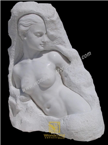 White Marble Statues