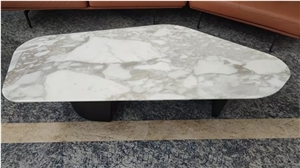 Calacatta Gold Table Modern Natural Stone Marble Table