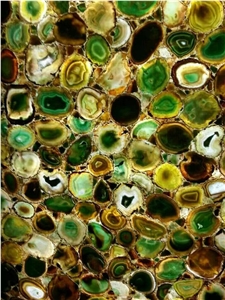 Green And Yellow Gemstone, Restaurant's Floor