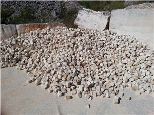 Portuguese Limestone Cobblestone, Pavers, Cubestone