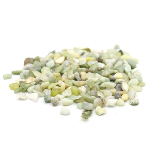 Natural Gravel Small Size Jade Green Polished Pebble Stone
