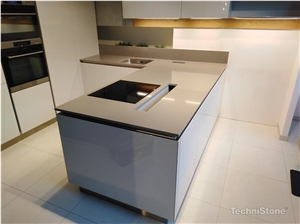 Gobi Urban Quartz Kitchen Countertops