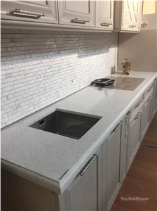 Noble Arco Quartz Private Residence Kitchen Countertops
