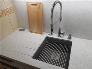 Noble Arco Quartz Private Residence Kitchen Countertops