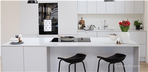 Noble Carrara Quartz Kitchen Countertops