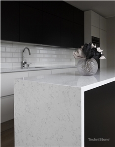 Noble Carrara Quartz Kitchen Countertops