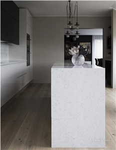 Noble Carrara Quartz Kitchen Countertops