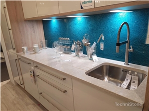 Noble Olympos Mist Quartz Kitchen Countertops