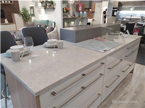 Noble Olympos Mist Quartz Kitchen Countertops