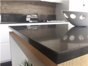 Noble Pietra Grey Quartz Kitchen Countertops