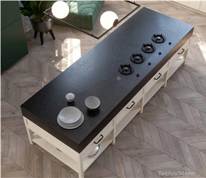 Taurus Terrazzo Dark Kitchen Countertops