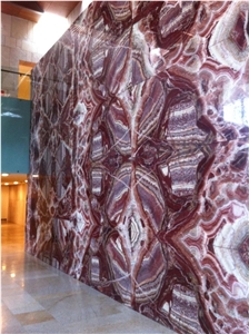 Red Onyx Wall Panels