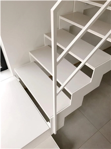 Quartz-Solid Surface Staircase Steps