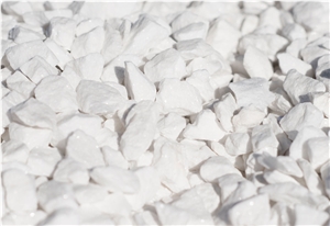 Thassos White Marble Pebble Stone, Gravels, Chips