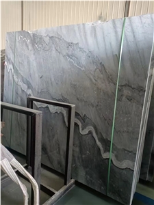 Bruces Gray Marble Staircase